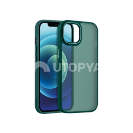 Coque Satin Matte iPhone 14 Pro (Vert Forêt)