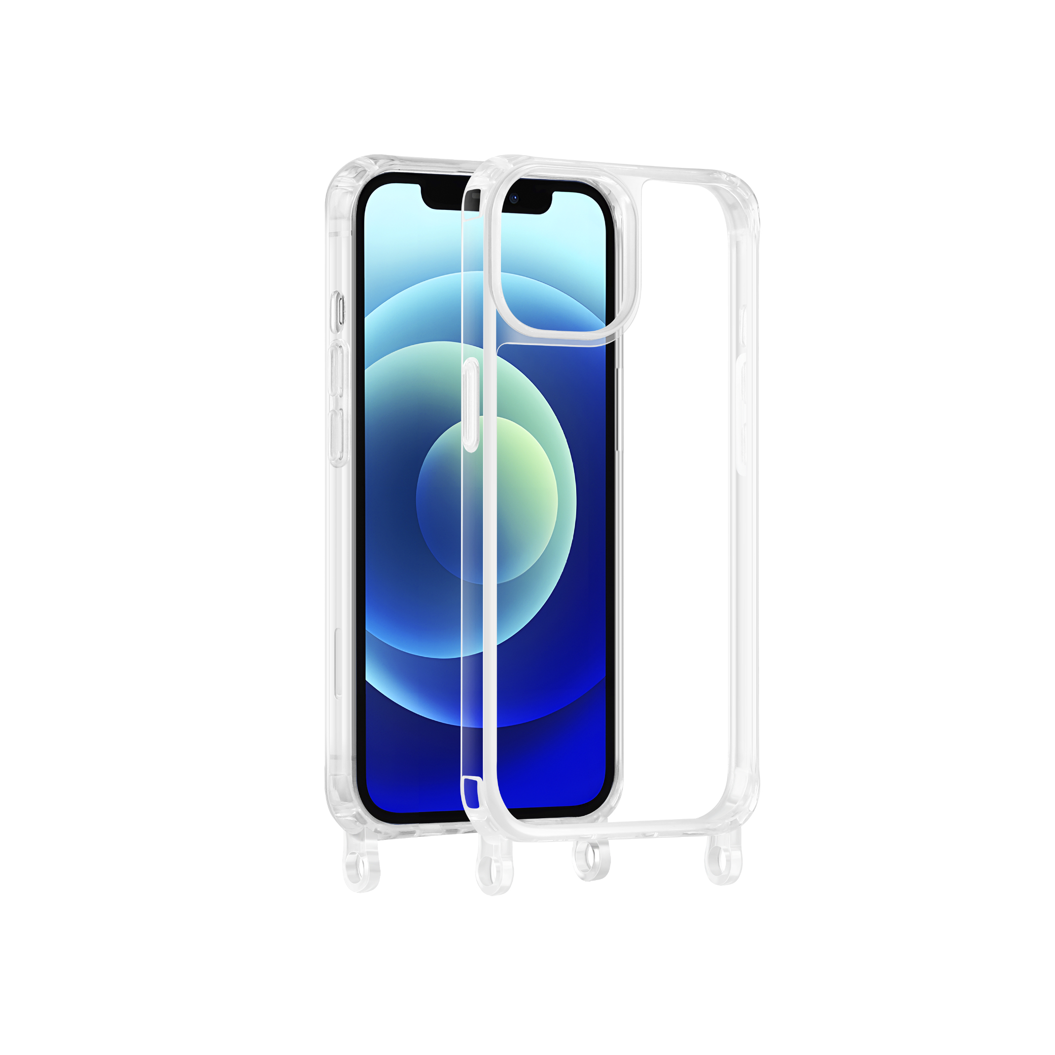 COVERME Coque Anneaux iPhone 16 Plus (Clear)