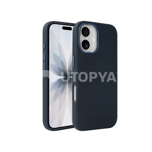 COVERME Coque CANVAS MagSafe iPhone 15 Pro Max (Bleu Marine)