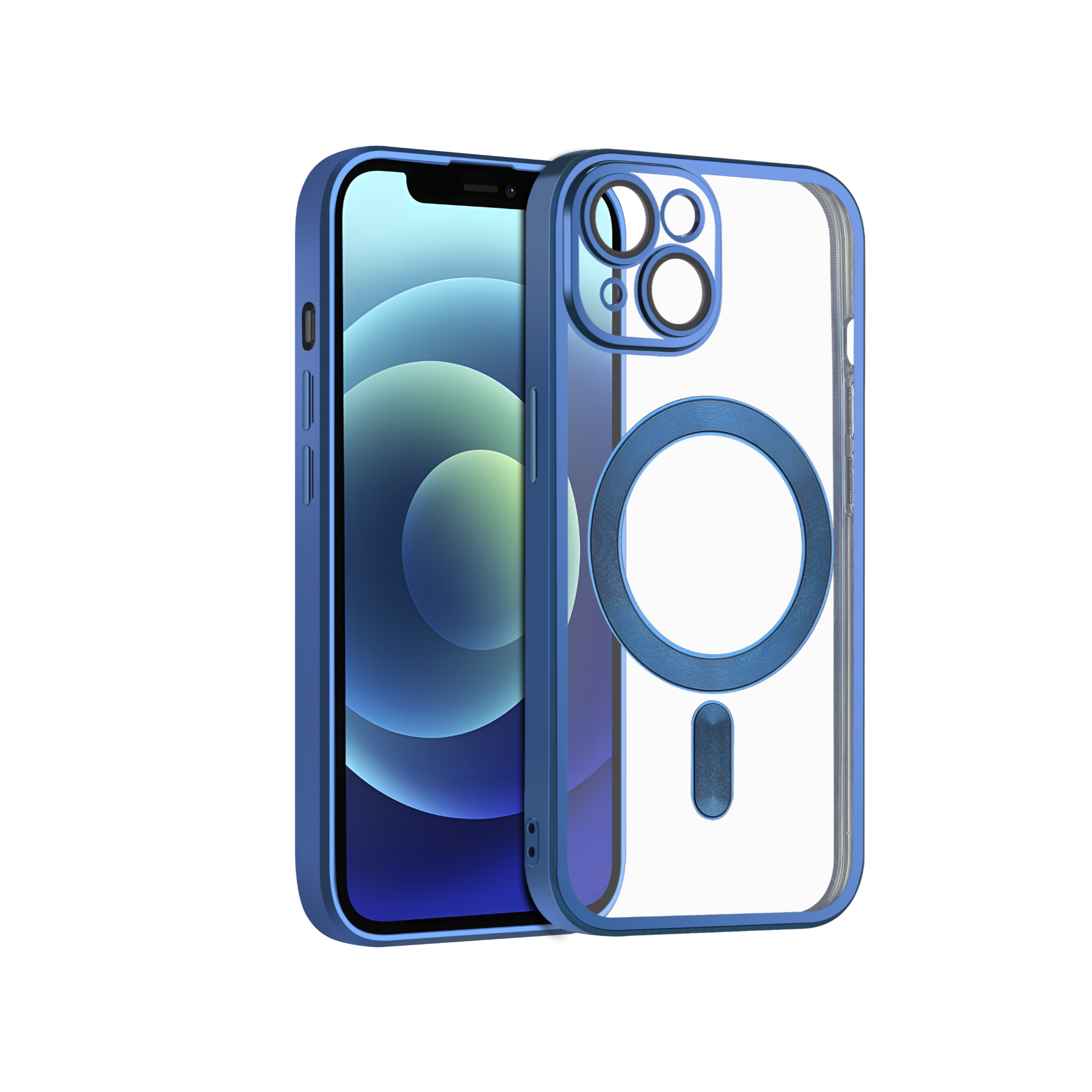 COVERME Coque HALO Magsafe iPhone 12 (Bleu Saphir)