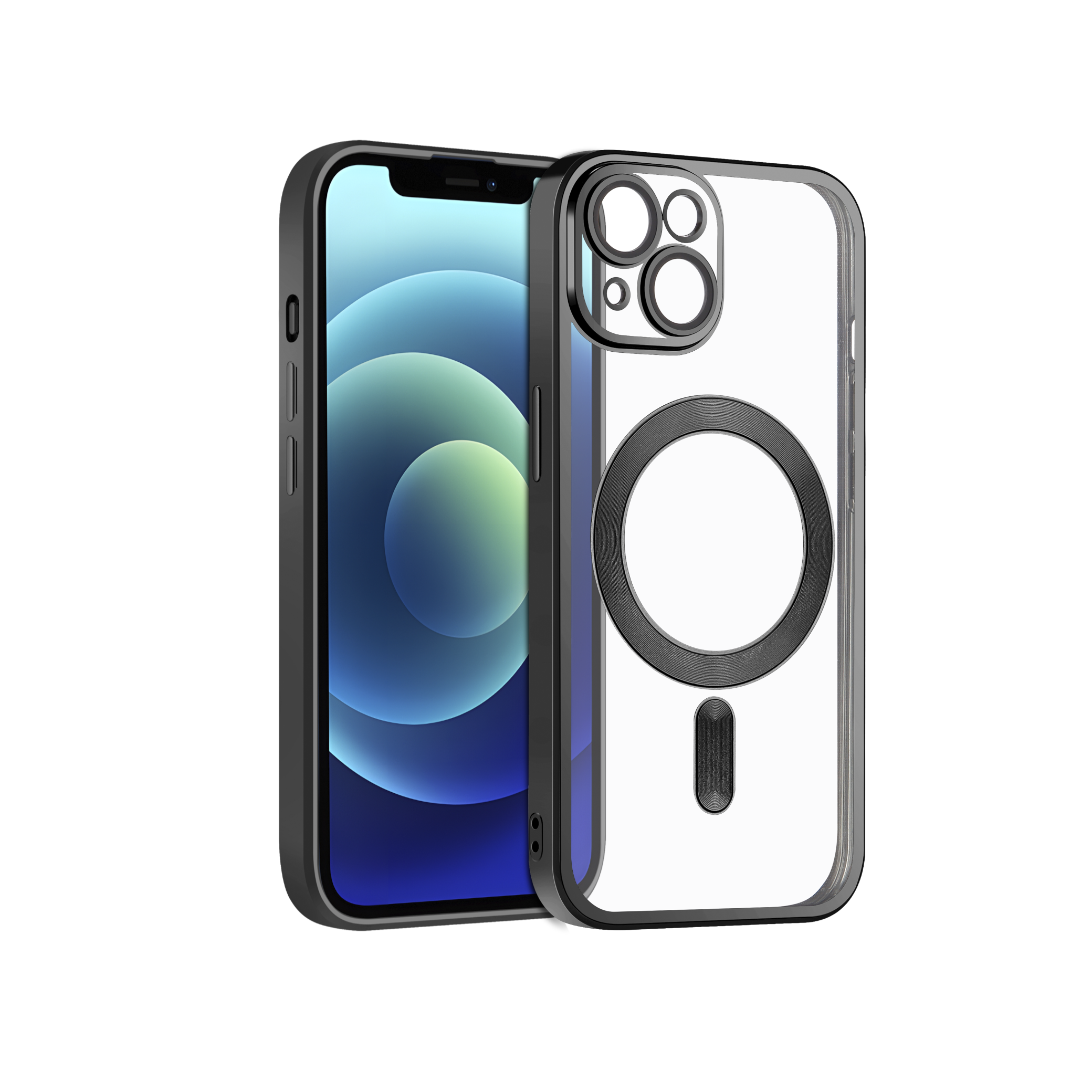 COVERME Coque HALO Magsafe iPhone 15 Pro Max (Noir Titane)