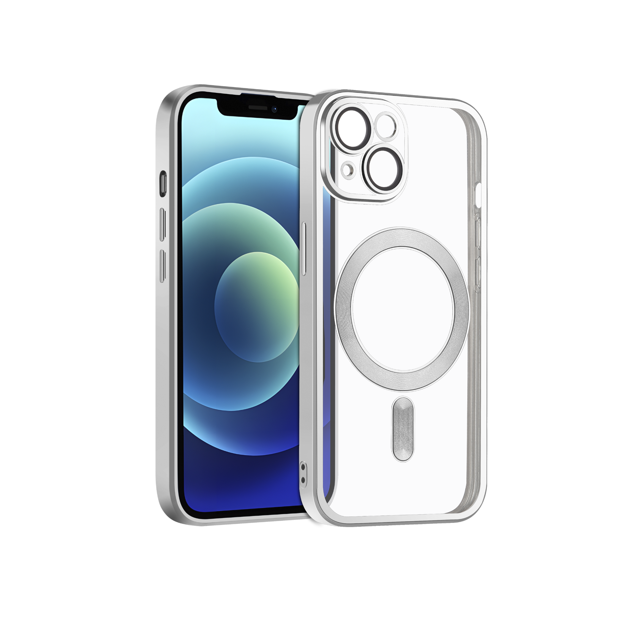 COVERME Coque HALO Magsafe iPhone 16 Pro (Argent)
