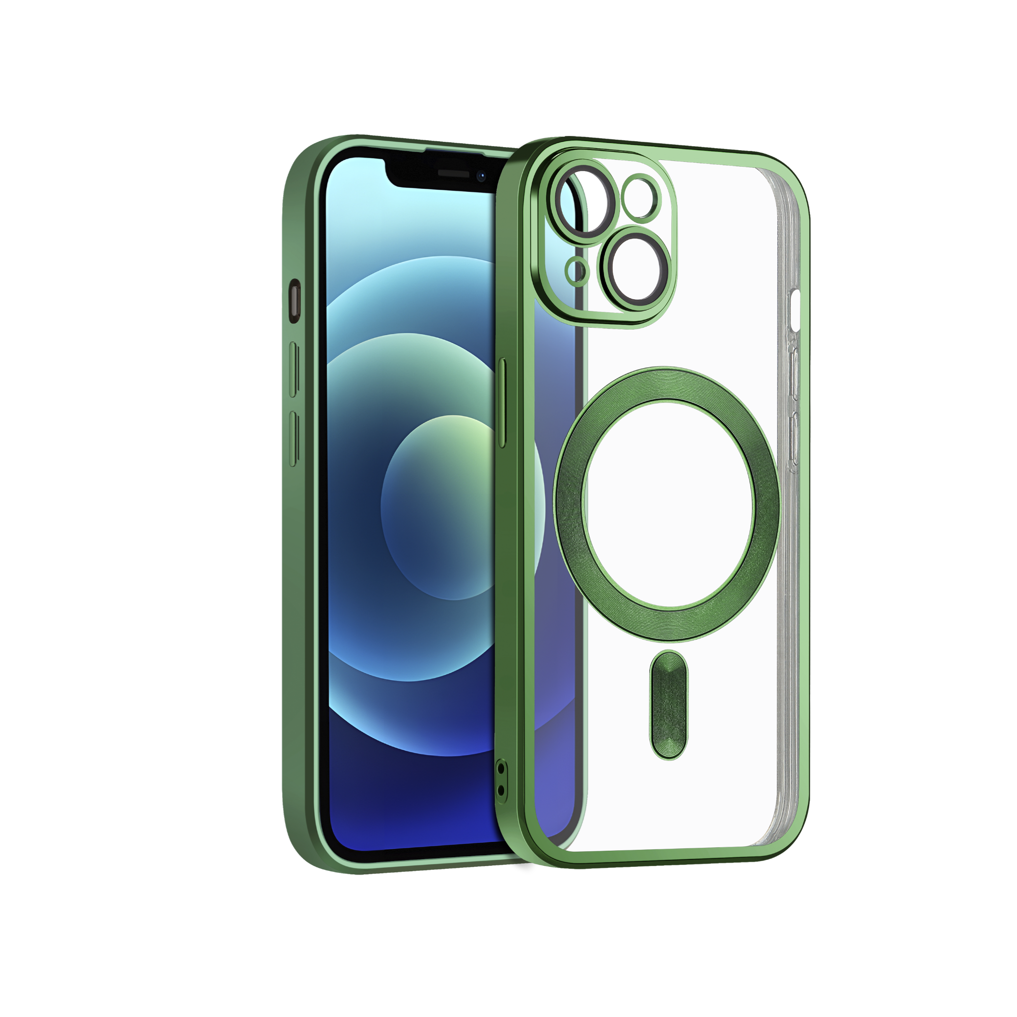 COVERME Coque HALO Magsafe iPhone 16 (Vert Boreal)
