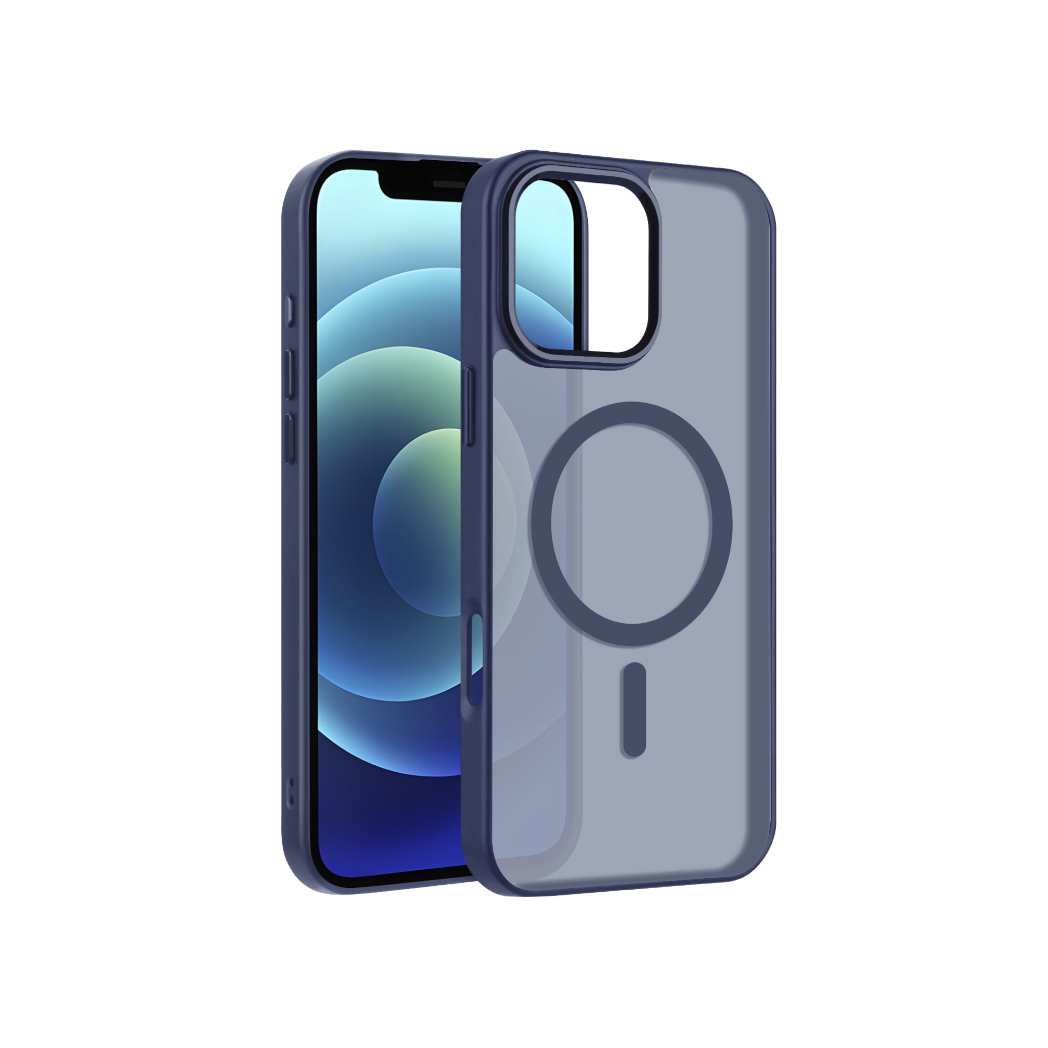 COVERME Coque HAZE MagSafe iPhone 12/12 Pro (Bleu)