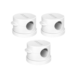 DEVIA Lite1 360° Kit 3 Organisateurs de Câbles Magnétique (Blanc)
