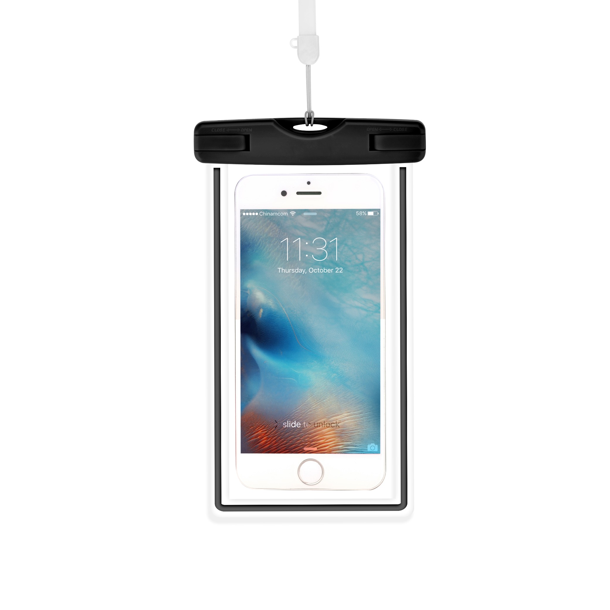 DEVIA Pochette Étanche Smartphone (Noir)