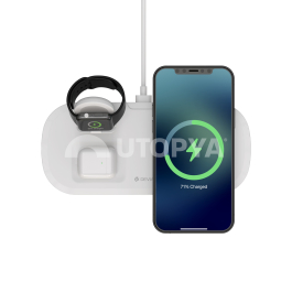 DEVIA Smart Series Station de Recharge Magnétique 3-en-1 15W (Blanc)