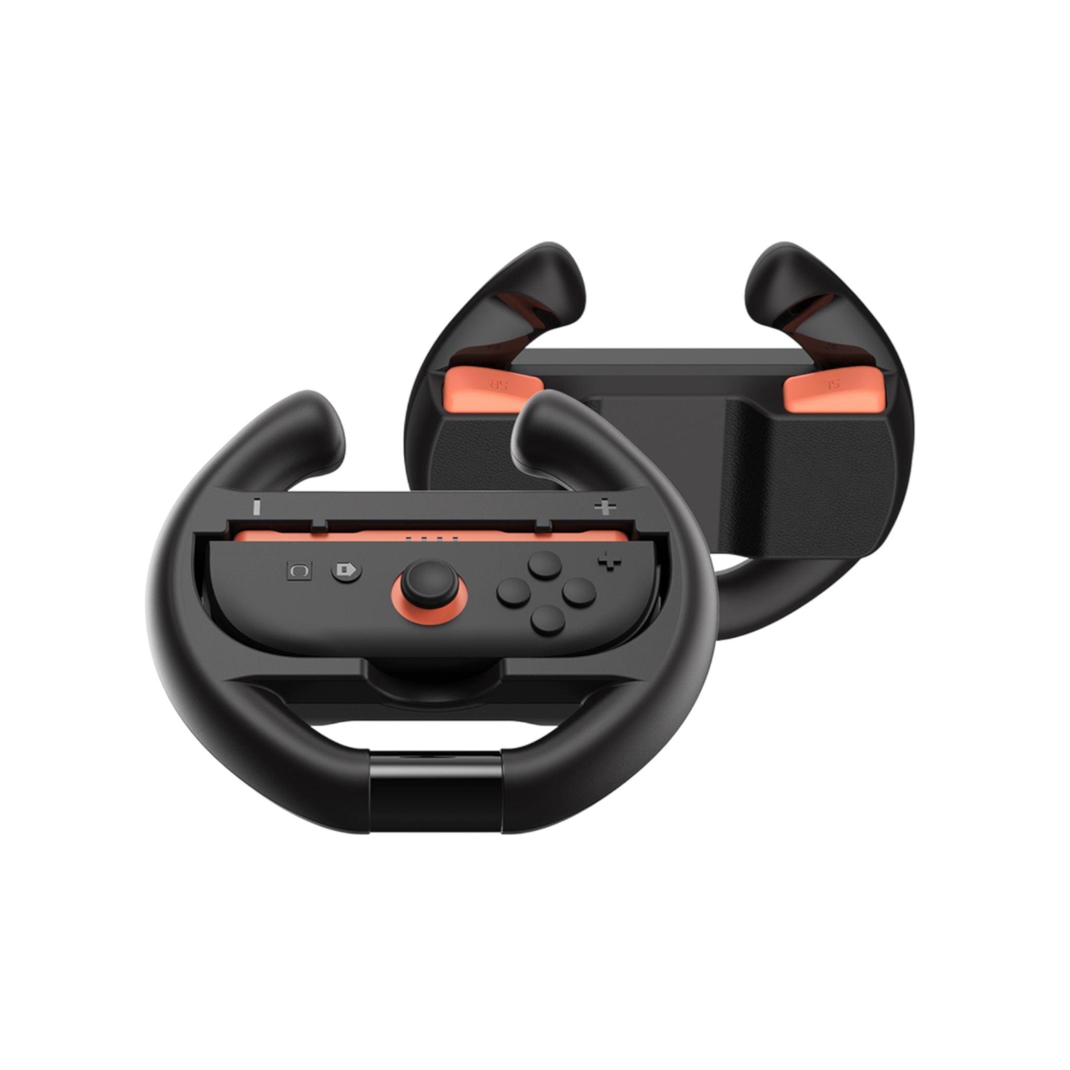 DOBE Manette Volant Nintendo Switch 2 (Bleu/Orange) (Lot de 2)