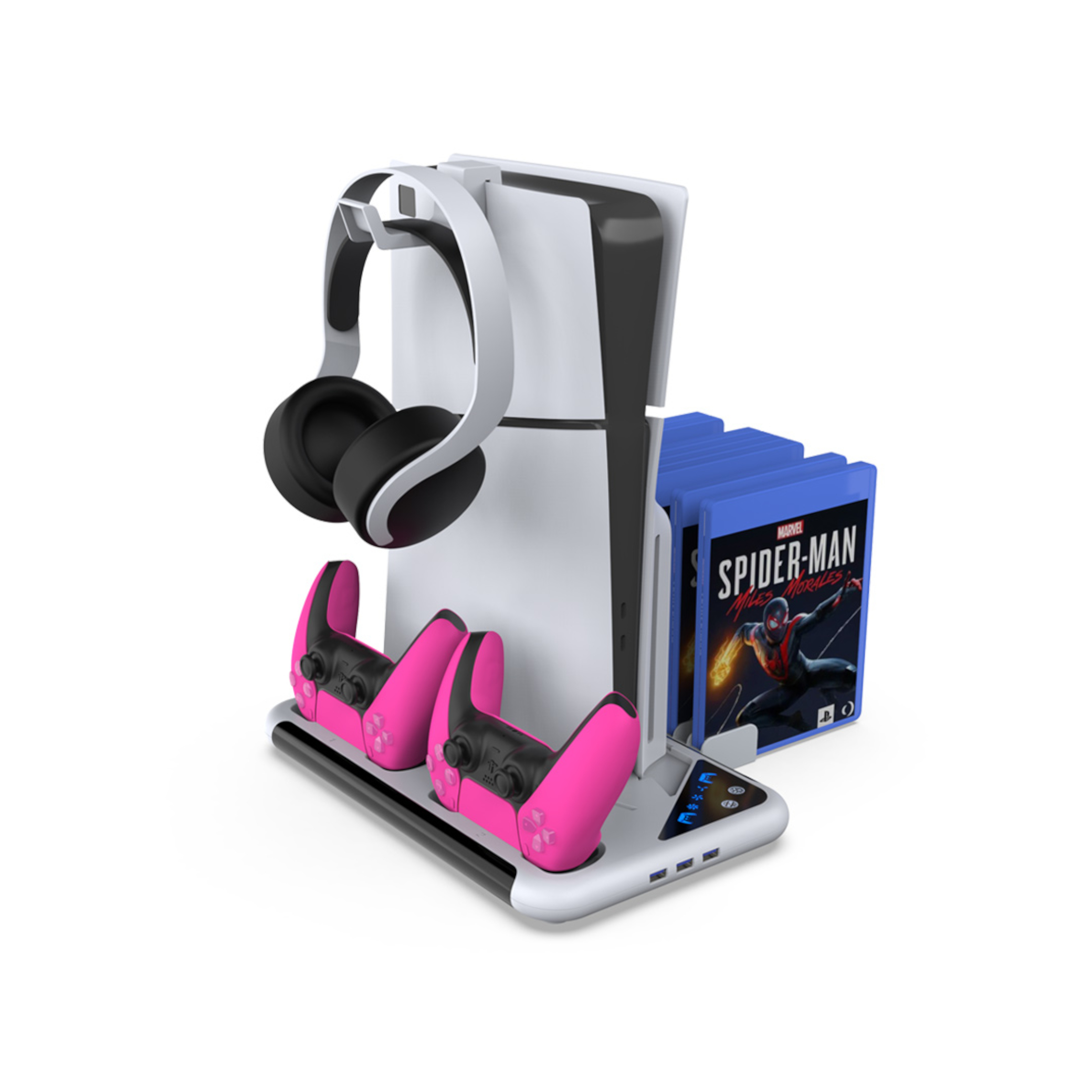DOBE Support RGB Multifonction 3en1 PS5/PS5 Slim