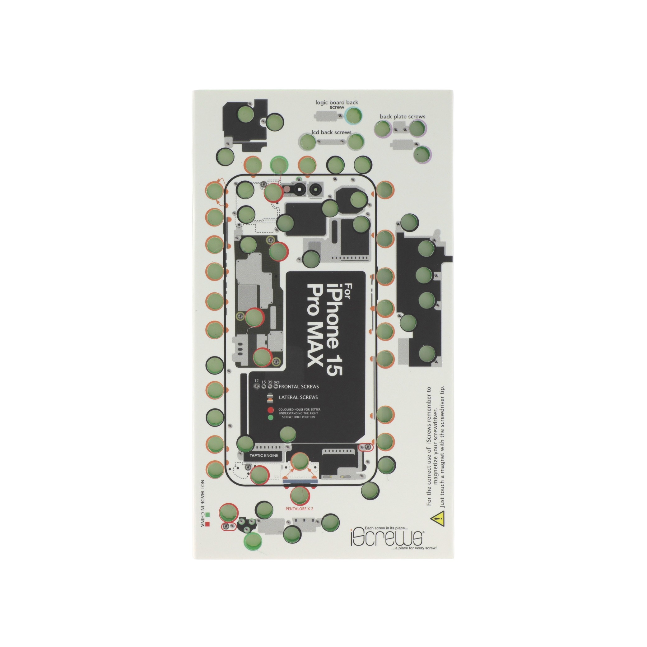 DOTTORPOD X iScrews pour iPhone 15 Pro Max