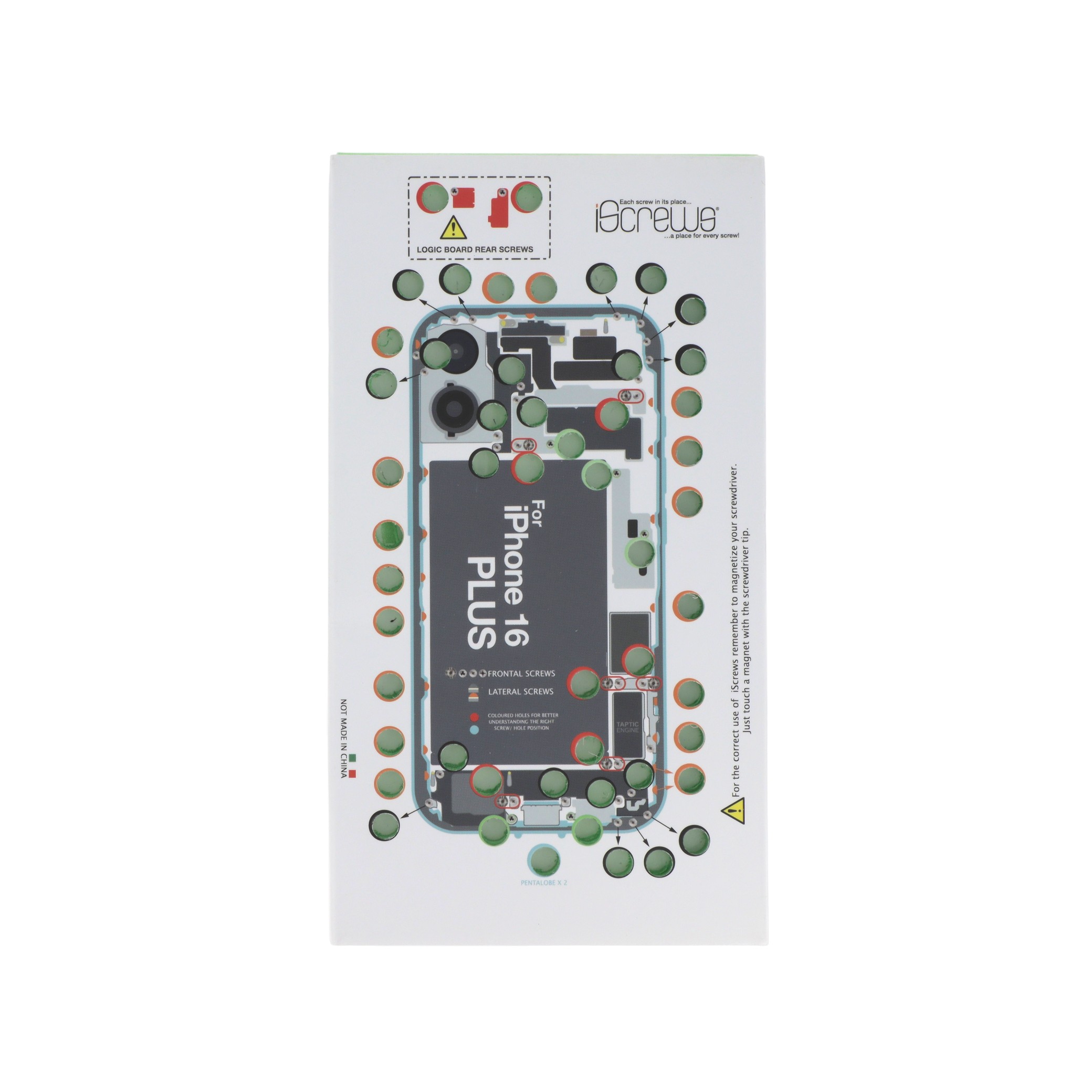 DOTTORPOD X iScrews pour iPhone 16 Plus