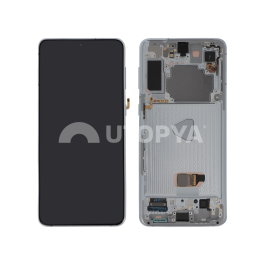 Ecran Complet Argent Galaxy S21+ 5G (G996B) (Sans cam)