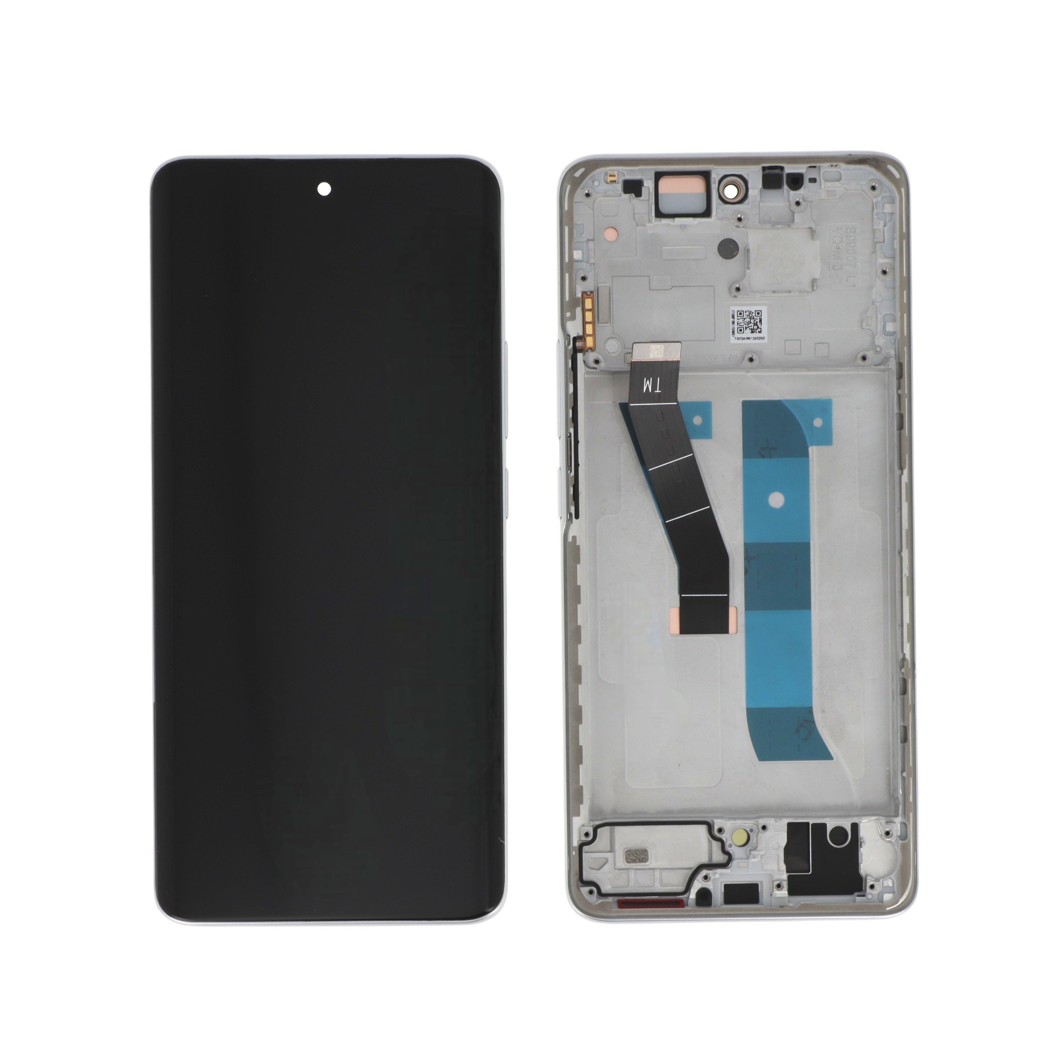 Ecran Complet Argent Redmi Note 15 4G (Avec Châssis) (ReLife)
