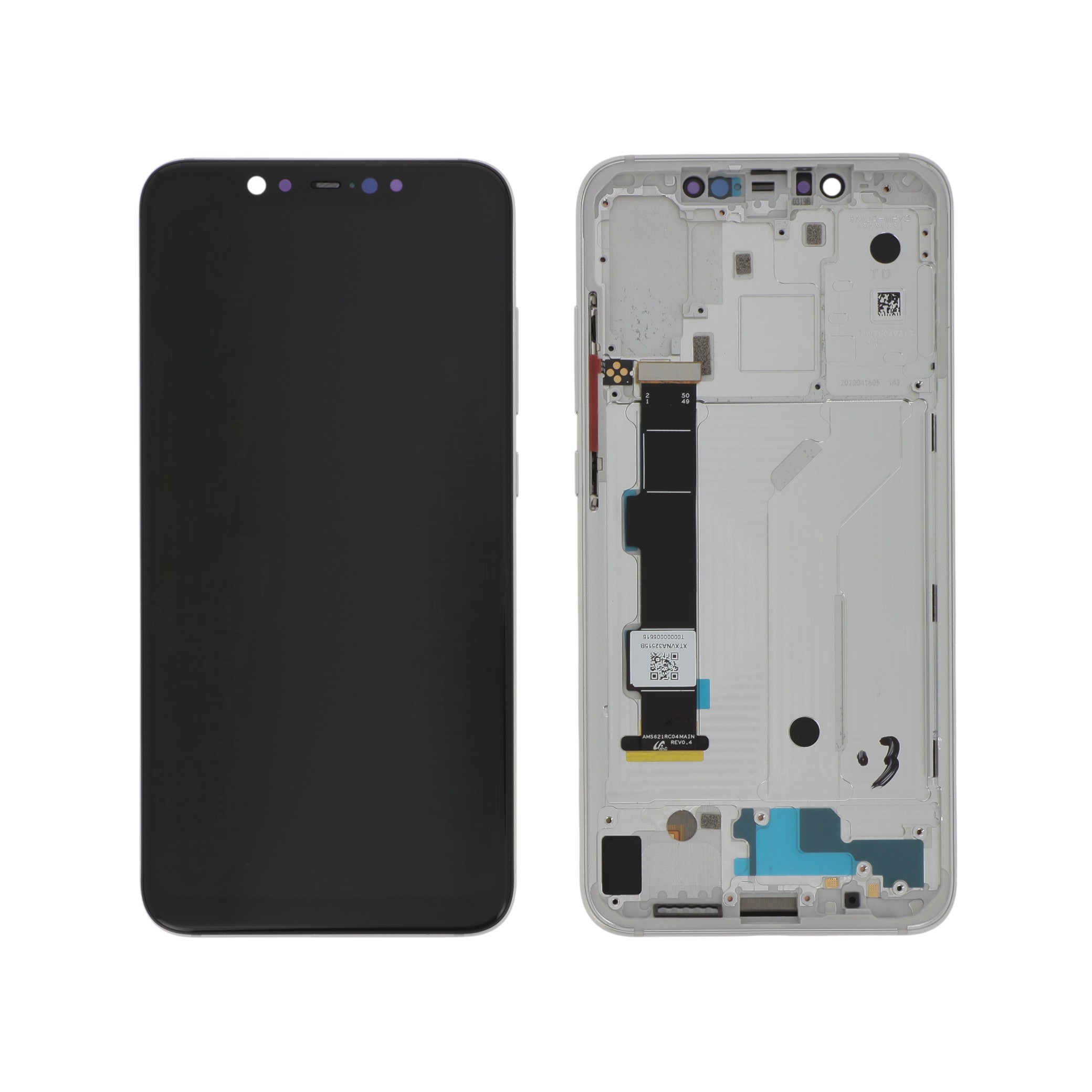 Ecran Complet Argent Xiaomi Mi 8