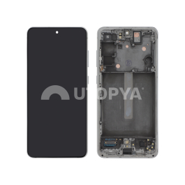 Ecran Complet Blanc Galaxy S21 FE 5G (G990B) (Avec Châssis)