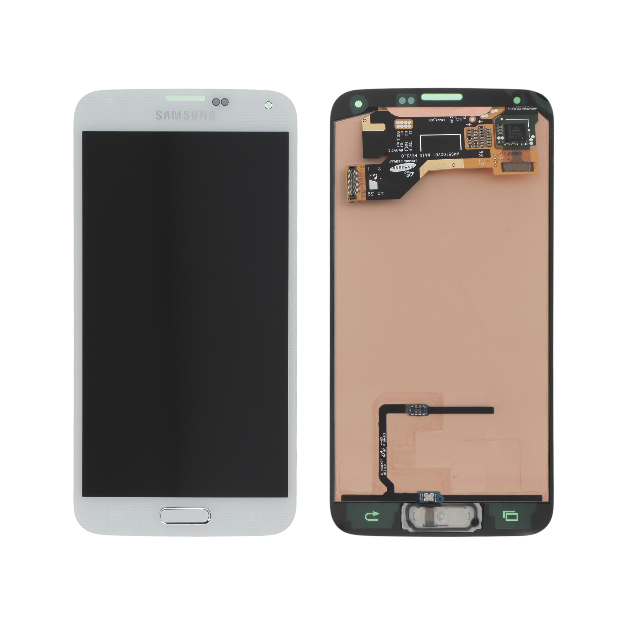 Ecran Complet Blanc Galaxy S5 (G900F/G901F)