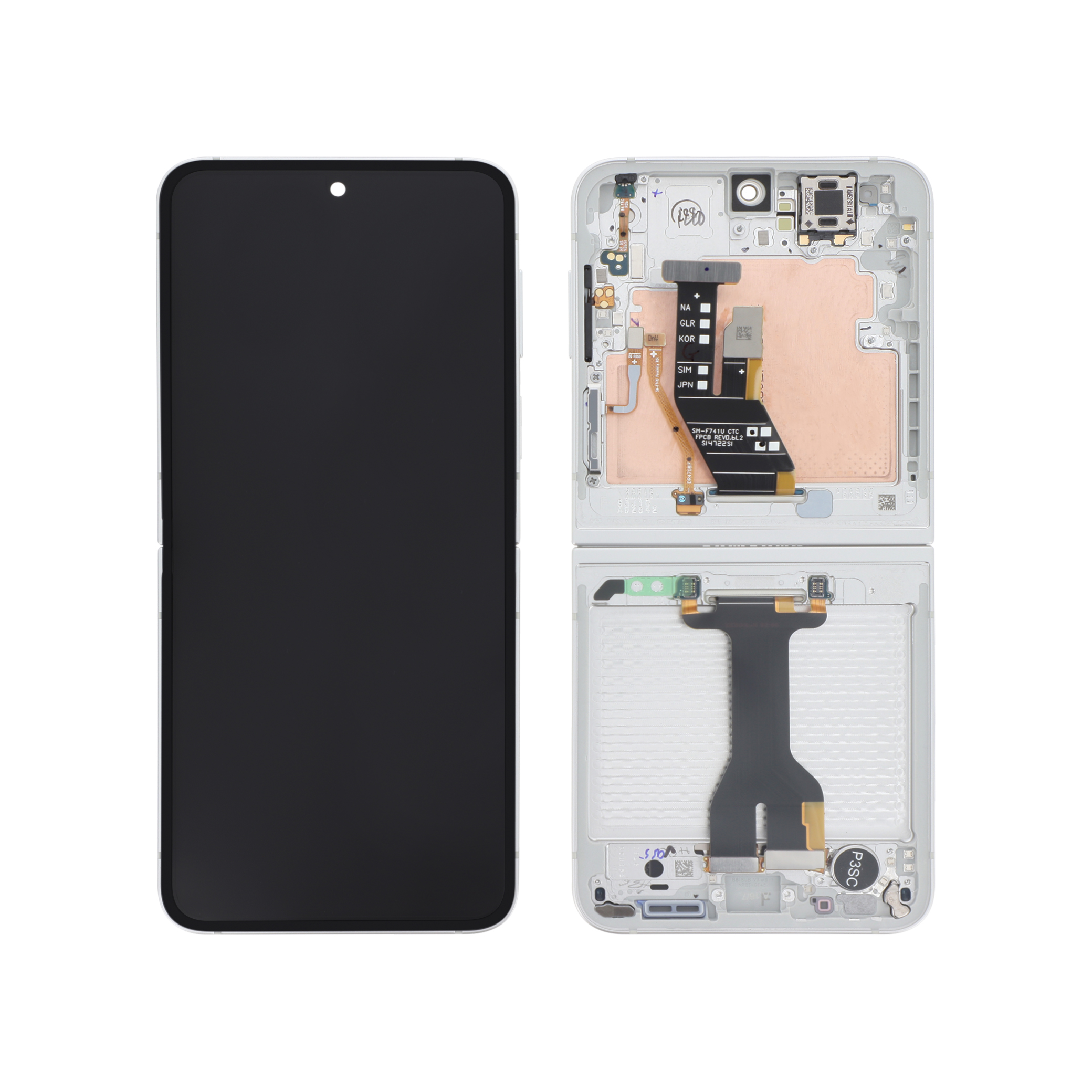 Ecran Complet Blanc Galaxy Z Flip6 (F741B)