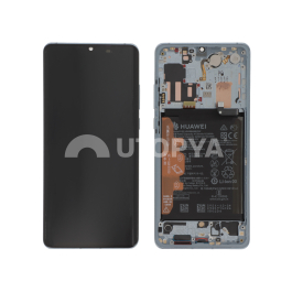 Ecran Complet Blanc Nacré Huawei P30 Pro (Batterie Intégrée)