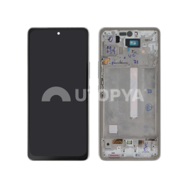 Ecran Complet Blanc OLED Galaxy A53 5G (A536B) (Avec châssis)