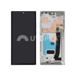 Ecran Complet Blanc OLED Galaxy Note 20 Ultra (N985F/N986B) (Avec châssis)
