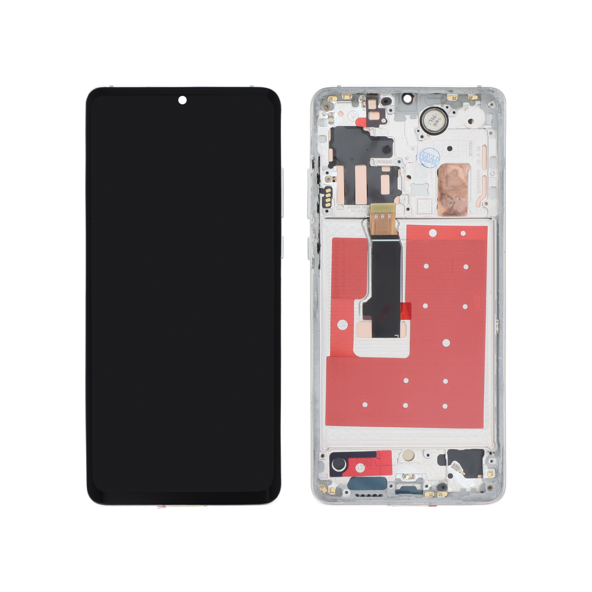 Ecran Complet Blanc OLED Huawei P30 Pro (Avec Châssis)