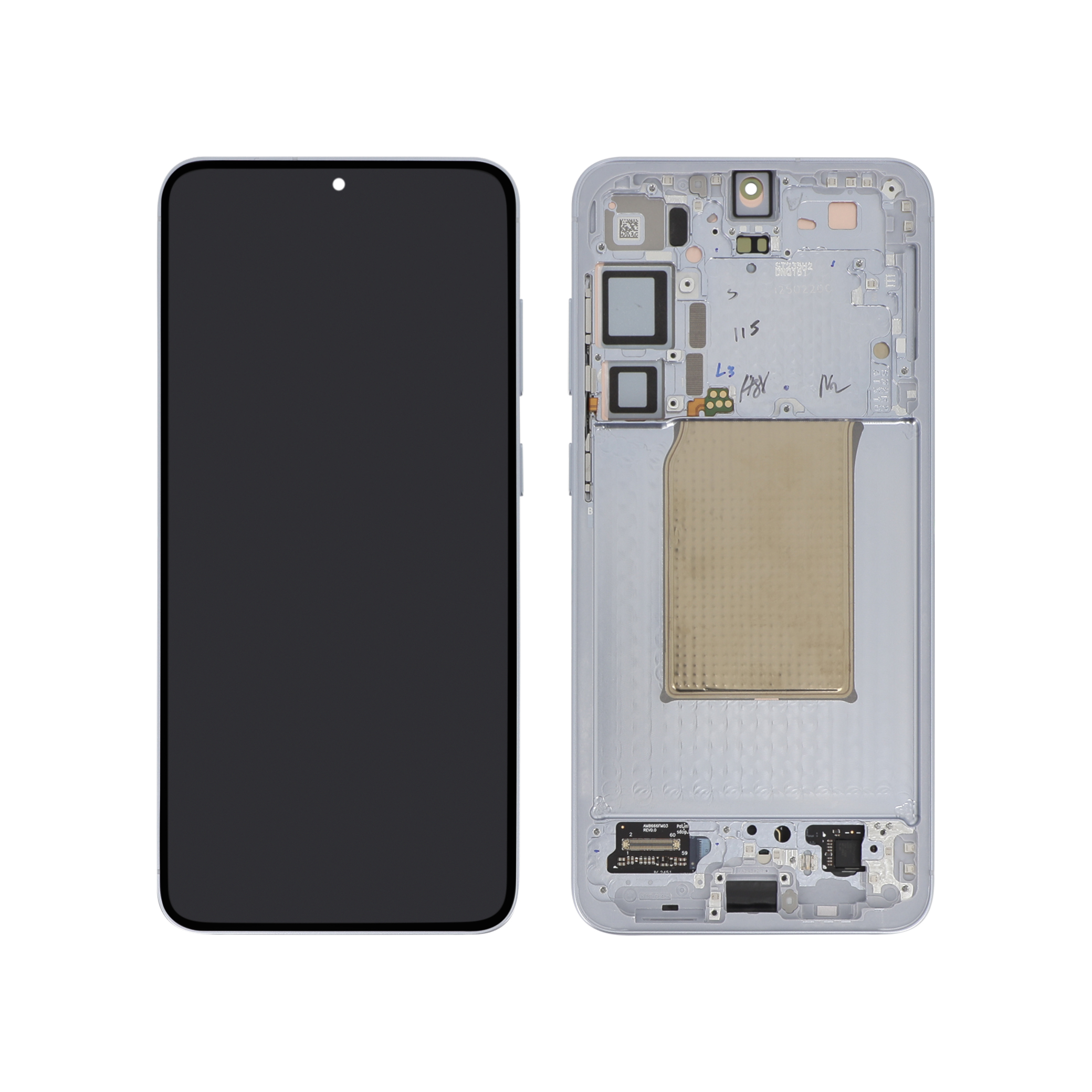Ecran Complet Bleu Clair Galaxy S25+ (S936B) (PA)