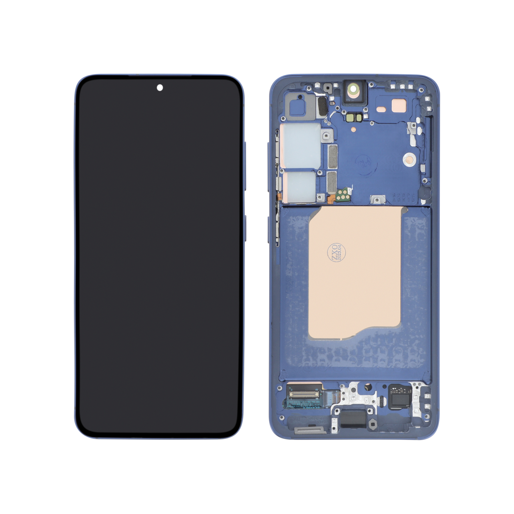 Ecran Complet Bleu Nuit Galaxy S25 (S931B) (Avec Châssis) (Relife)