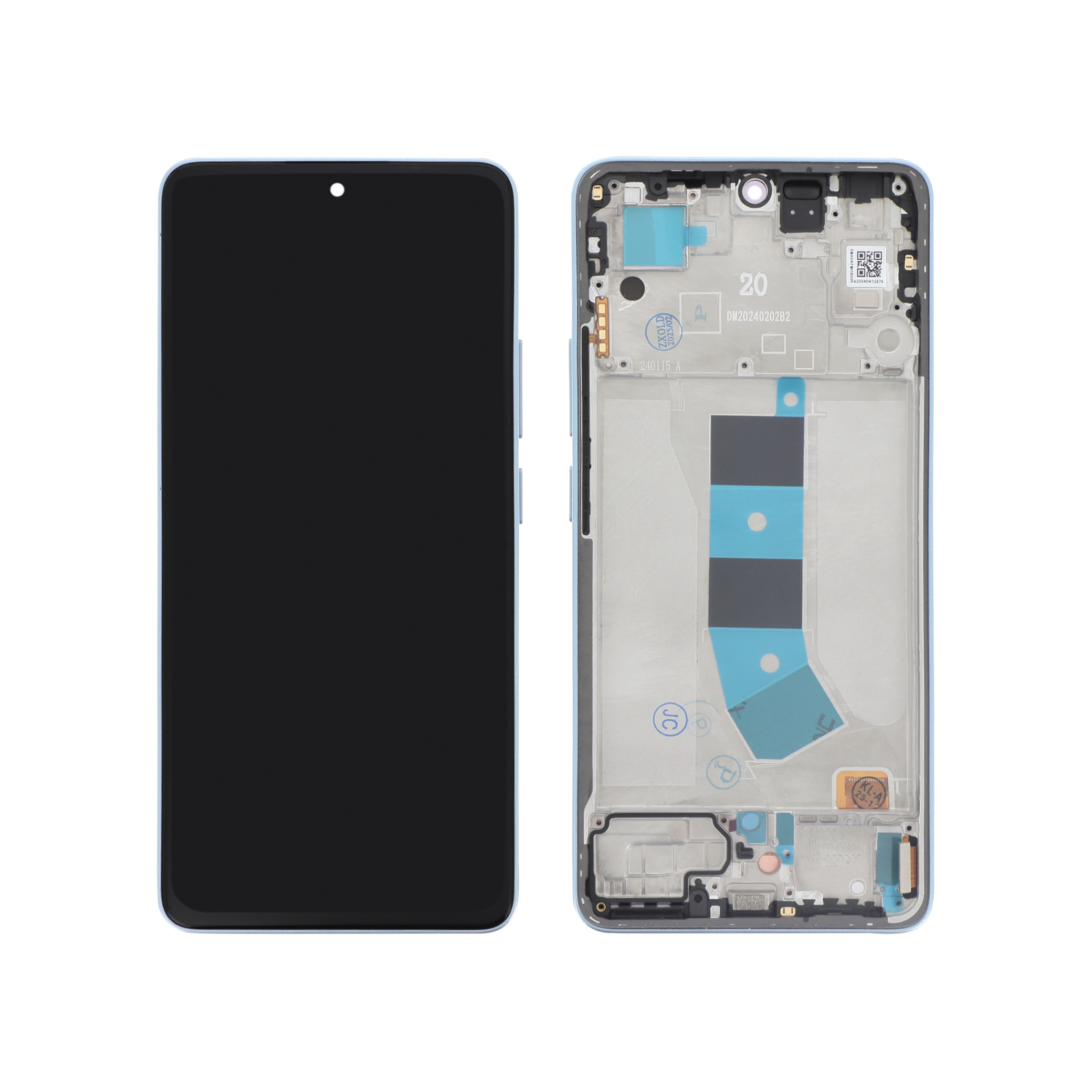 Ecran Complet Bleu OLED Redmi Note 13 4G (Avec Châssis)