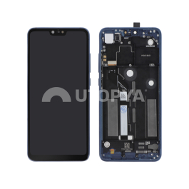 Ecran Complet Bleu Xiaomi Mi 8 Lite (avec châssis)