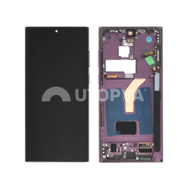 Ecran Complet Bordeaux Galaxy S22 Ultra (S908) (Soft OLED)