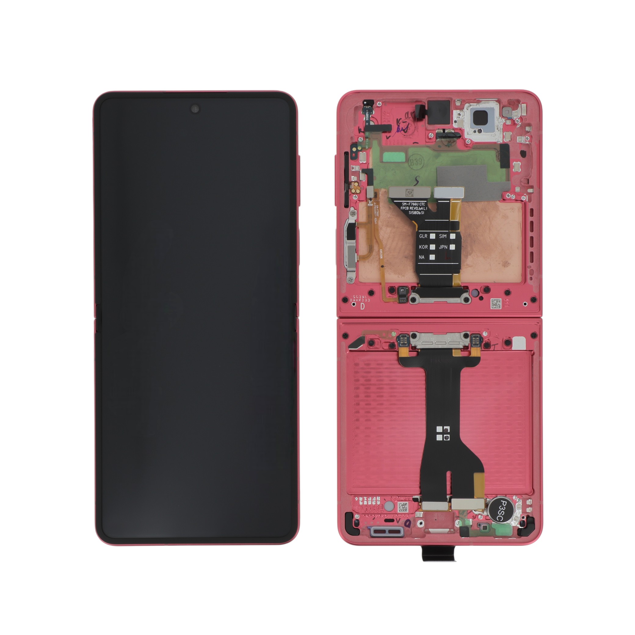 Ecran Complet Corail Galaxy Z Flip7 (F766B)