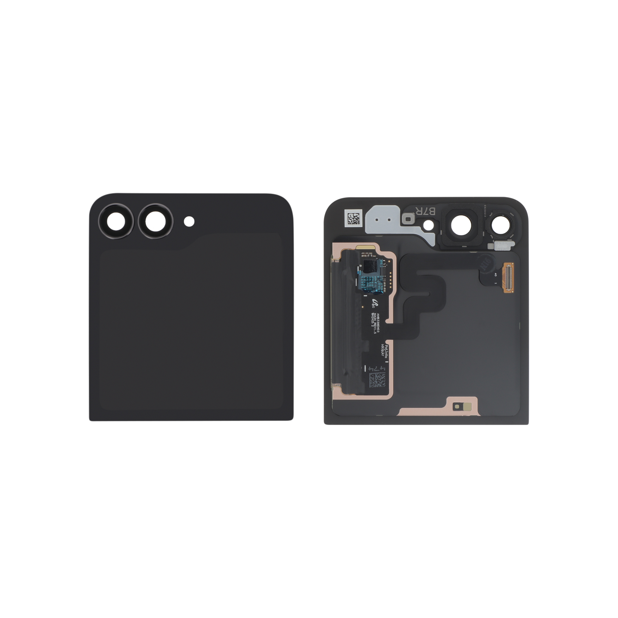 Ecran Complet Externe Noir Galaxy Z Flip7 FE (F761B)
