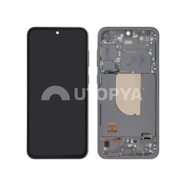 Ecran Complet Graphite Galaxy S23 FE (S711B) (Avec châssis)