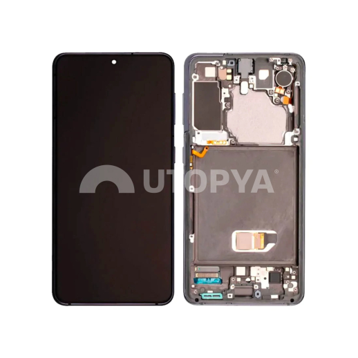 Ecran Complet Gris Galaxy S21 5G (G991B) (Sans cam)