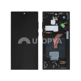 Ecran Complet Gris Galaxy S22 Ultra (S908) (Soft OLED)