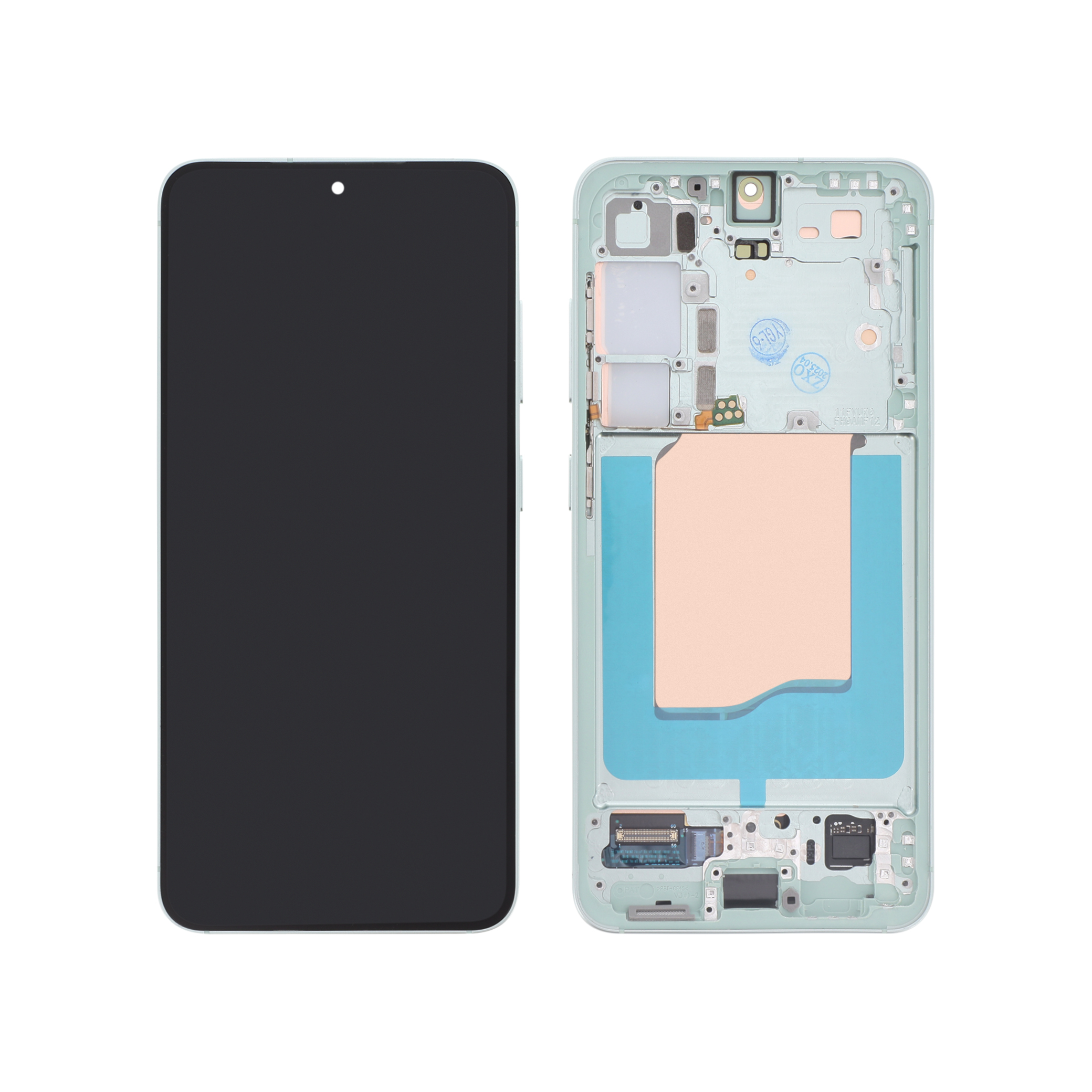 Ecran Complet Menthe Galaxy S25 (S931B) (Avec Châssis) (Relife)