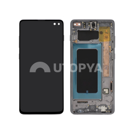 Ecran Complet Noir Galaxy S10+ (G975F) (Avec châssis)