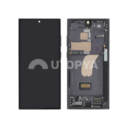 Ecran Complet Noir Galaxy S23 Ultra (S918B) (Avec châssis)