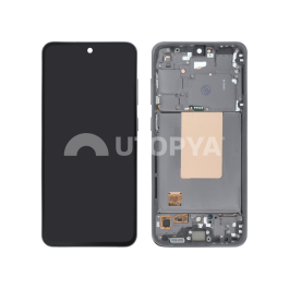 Ecran Complet Noir Galaxy S24 FE (S721B) (Avec châssis)