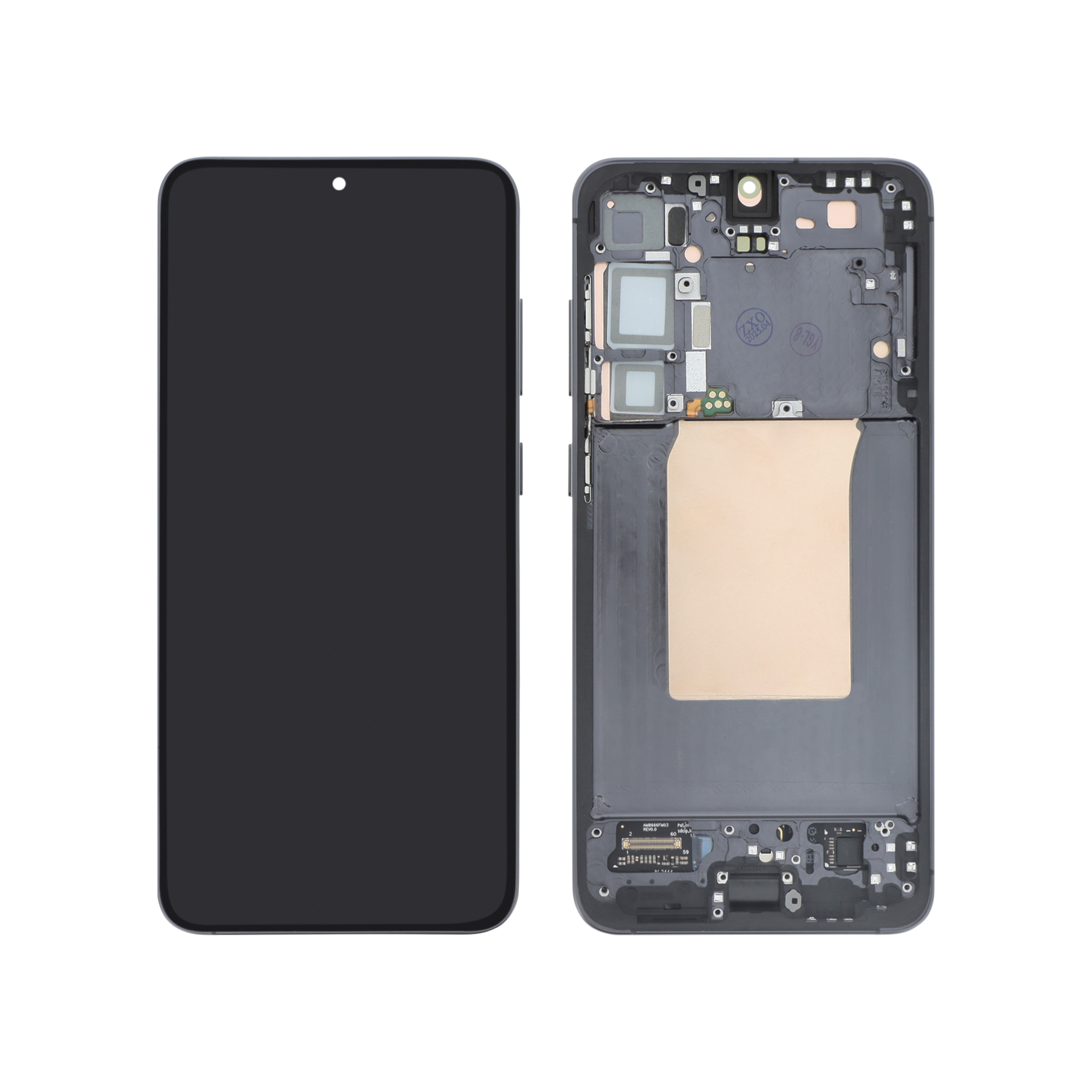 Ecran Complet Noir Galaxy S25+ (S936B) (Avec Châssis) (Relife)