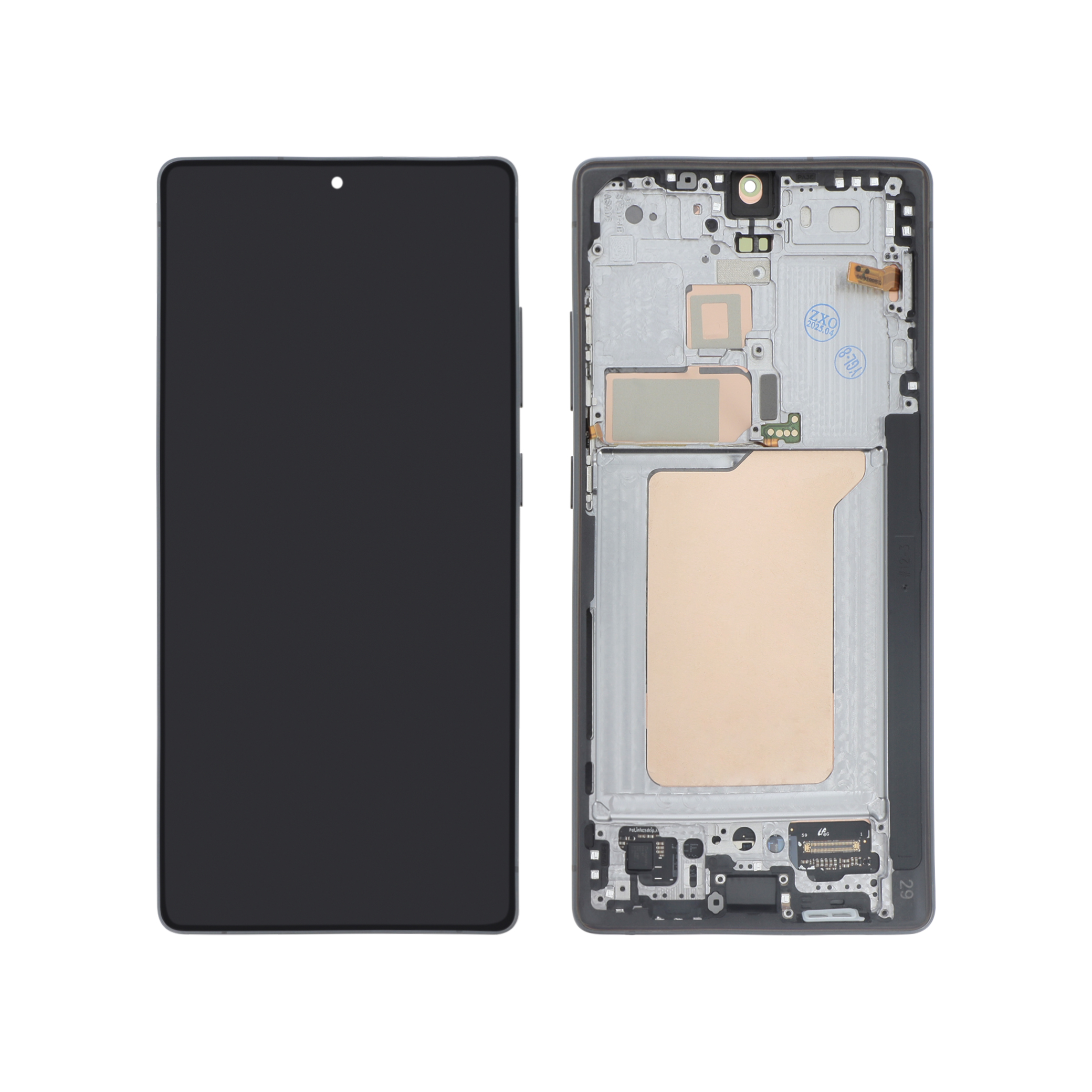 Ecran Complet Noir Galaxy S25 Ultra (S938B) (Avec Châssis) (Relife)