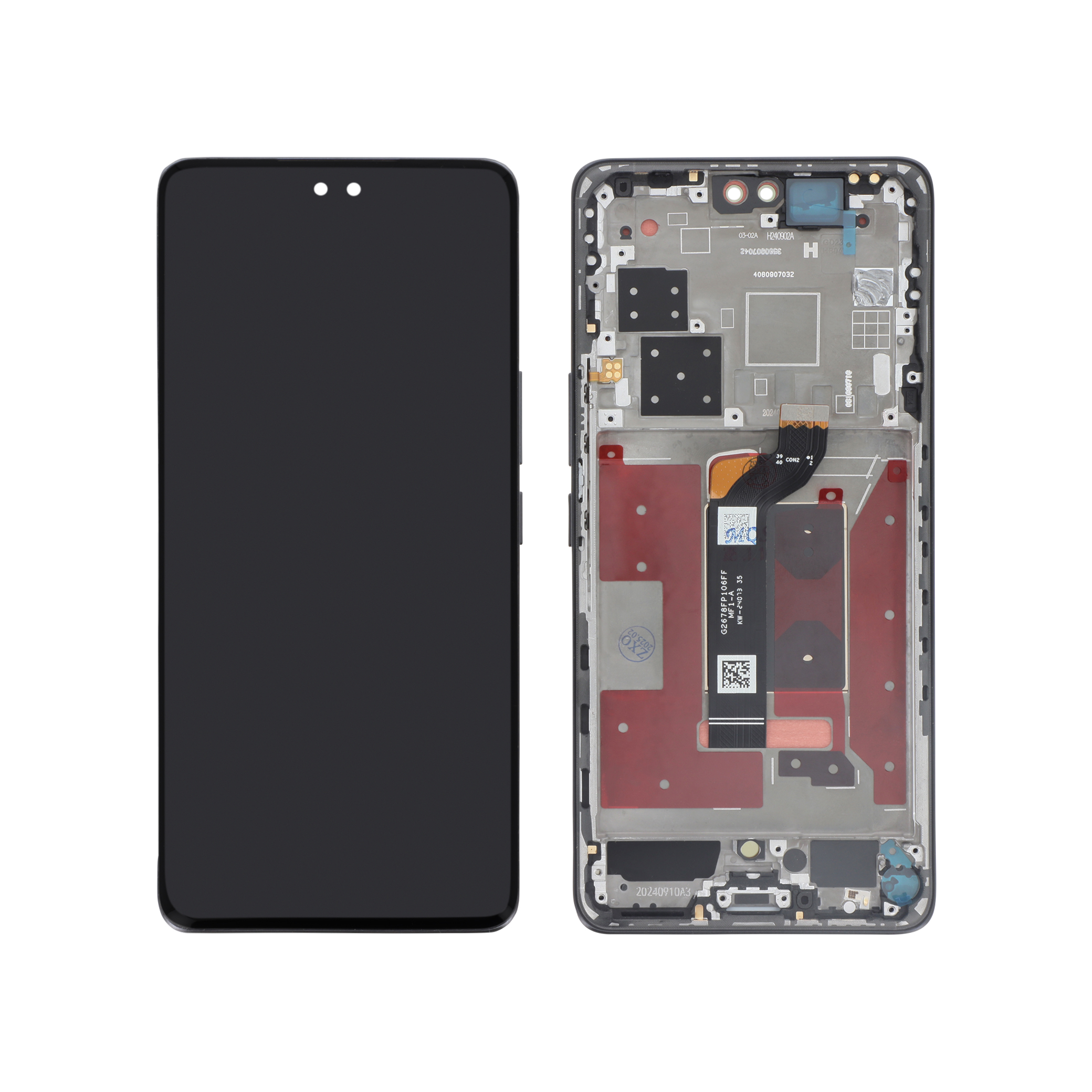 Ecran Complet Noir Honor 200 Pro (Avec châssis)