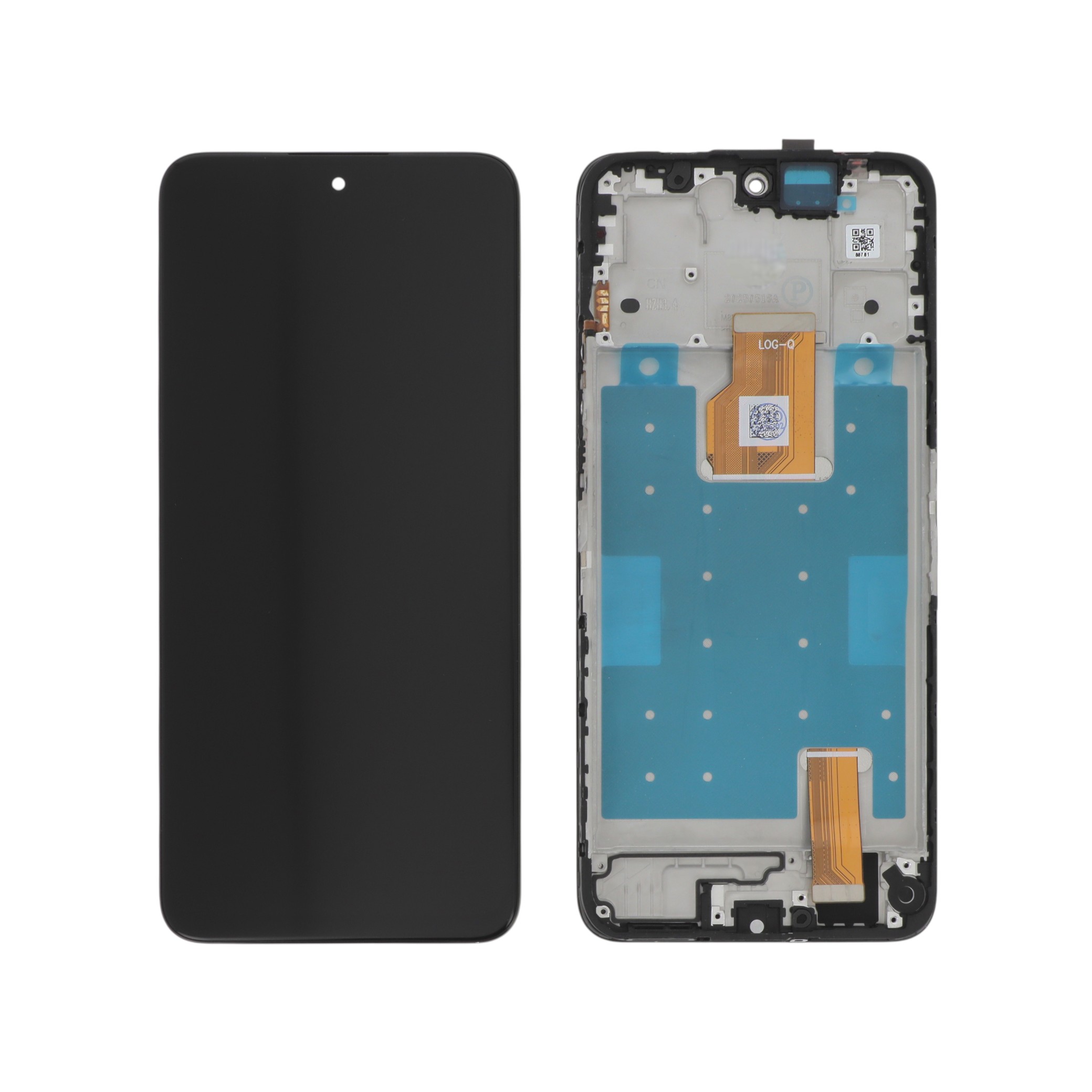 Ecran Complet Noir Honor 400 Smart 5G (Avec Châssis) (ReLife)