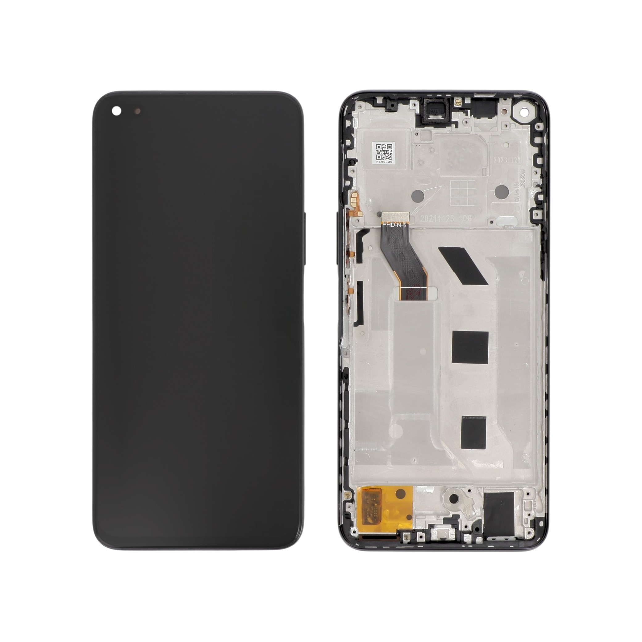 Ecran Complet Noir Honor 50 Lite (Avec Châssis)