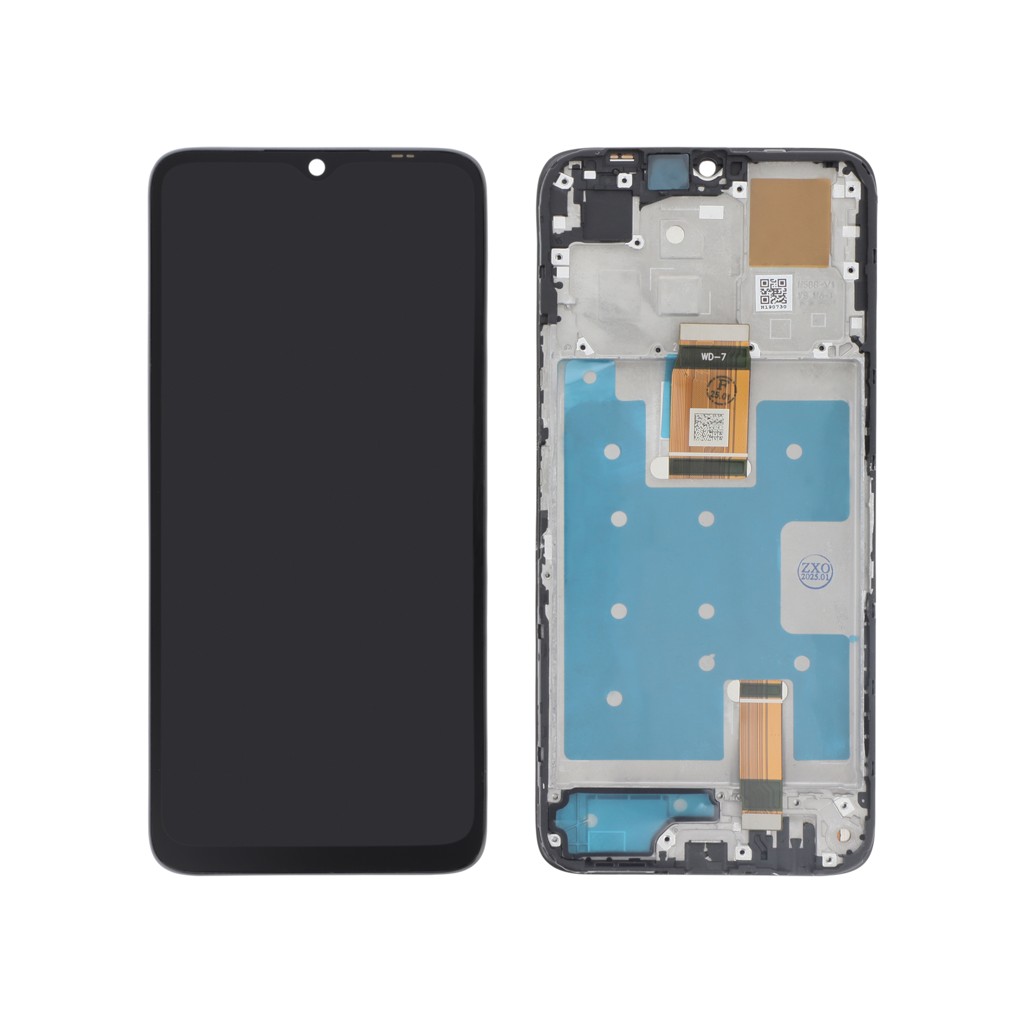 Ecran Complet Noir Honor X6a (Avec Châssis)