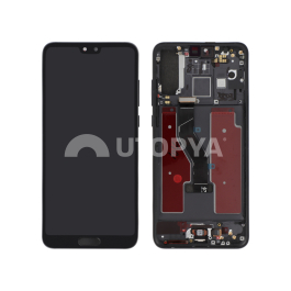 Ecran Complet Noir Huawei P20 Pro (avec châssis) (ReLife)