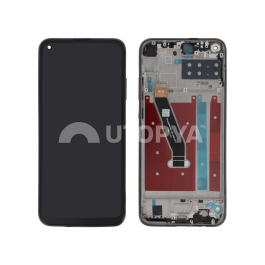 Ecran Complet Noir Huawei P40 Lite E (Avec Châssis)