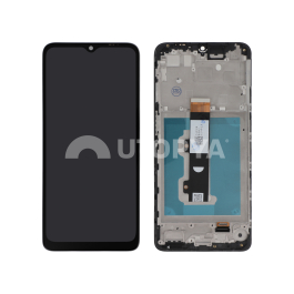 Ecran Complet Noir Moto E22 (Avec châssis)