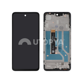Ecran Complet Noir Moto Edge 20 Lite (avec châssis) (ReLife)