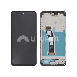 Ecran Complet Noir Moto G04/G04S (avec châssis) (ReLife)
